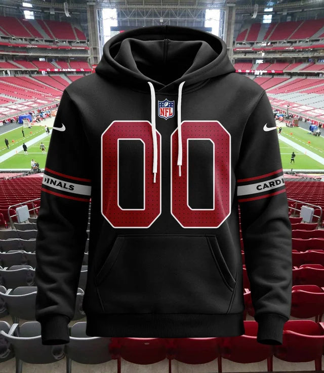 Arizona Cardinals | Hoodie Style Jersey Custom Name And Number