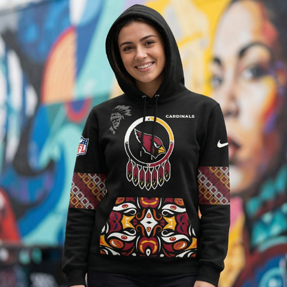 Arizona Cardinals | 2024 Native American Heritage Month Premium Limited Pullover Hoodie