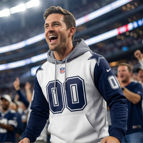 Dallas Cowboys | Hoodie Style Jersey Custom Name And Number