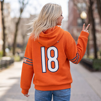 Chicago Bears | Premium NFL Unisex Waffle Hoodie (18)