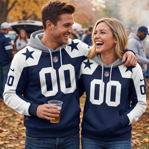 Dallas Cowboys | Hoodie Style Jersey Custom Name And Number