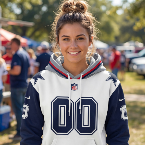 Dallas Cowboys | Hoodie Style Jersey Custom Name And Number