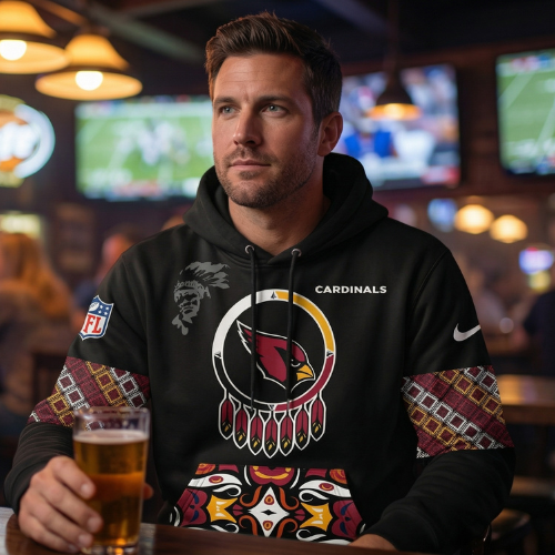 Arizona Cardinals | 2024 Native American Heritage Month Premium Limited Pullover Hoodie