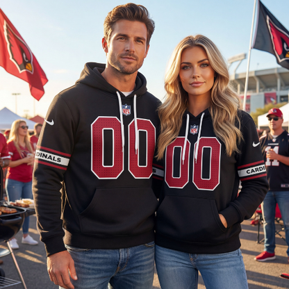 Arizona Cardinals | Hoodie Style Jersey Custom Name And Number