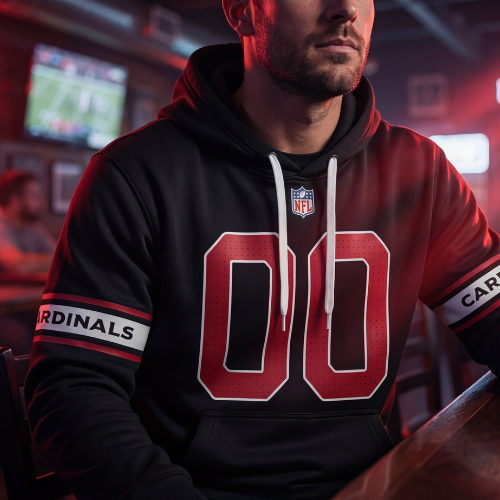Arizona Cardinals | Hoodie Style Jersey Custom Name And Number