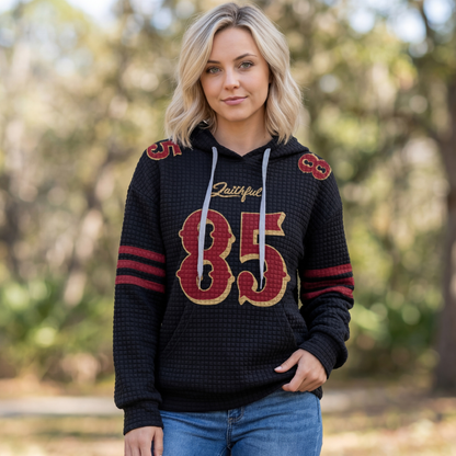 San Francisco 49ers | Premium NFL Unisex Waffle Hoodie (85)