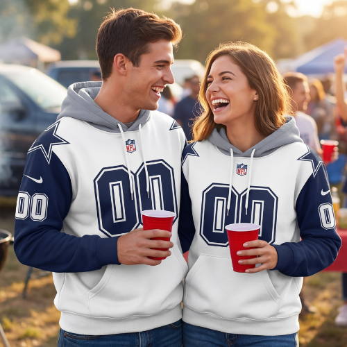 Dallas Cowboys | Hoodie Style Jersey Custom Name And Number