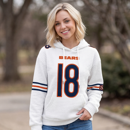 Chicago Bears | Premium NFL Unisex Waffle Hoodie (18)