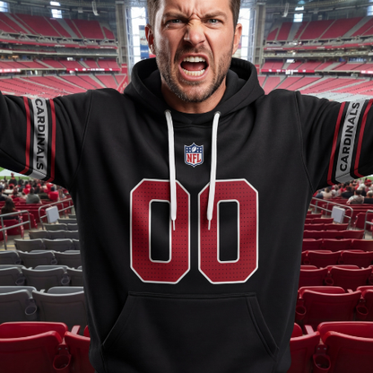 Arizona Cardinals | Hoodie Style Jersey Custom Name And Number