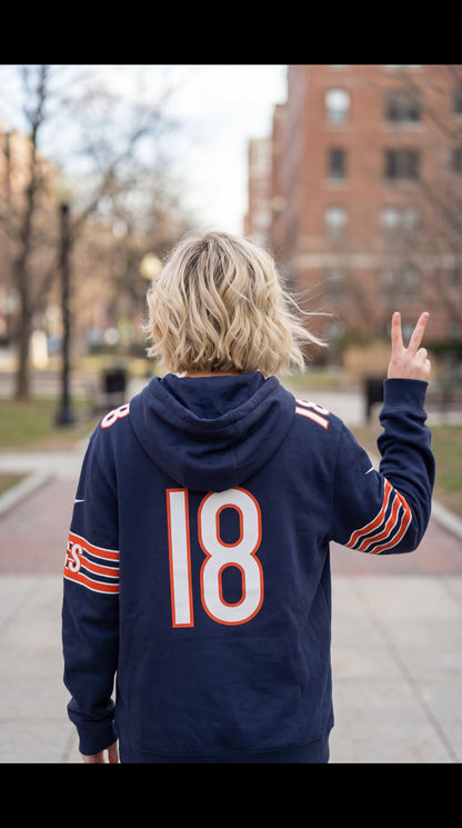 Chicago Bears | Hoodie Style Jersey Custom Name And Number