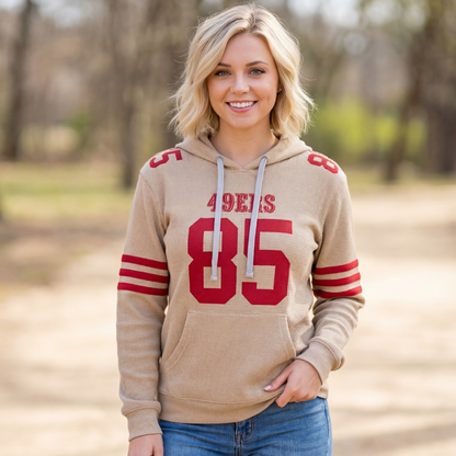 San Francisco 49ers | Premium NFL Unisex Waffle Hoodie (85)