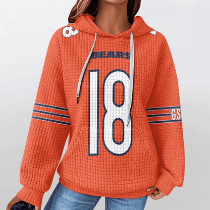 Chicago Bears | Premium NFL Unisex Waffle Hoodie (18)
