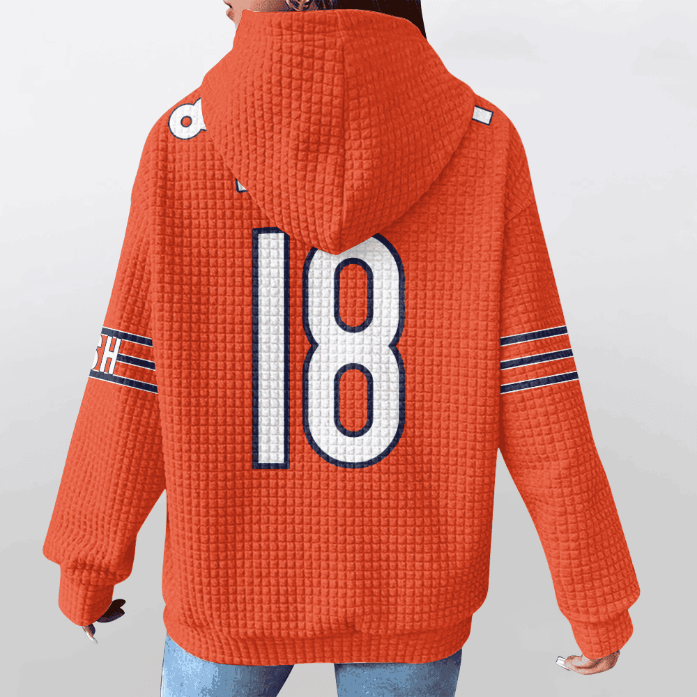 Chicago Bears | Premium NFL Unisex Waffle Hoodie (18)