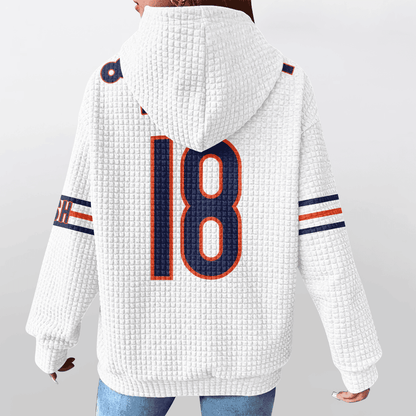 Chicago Bears | Premium NFL Unisex Waffle Hoodie (18)