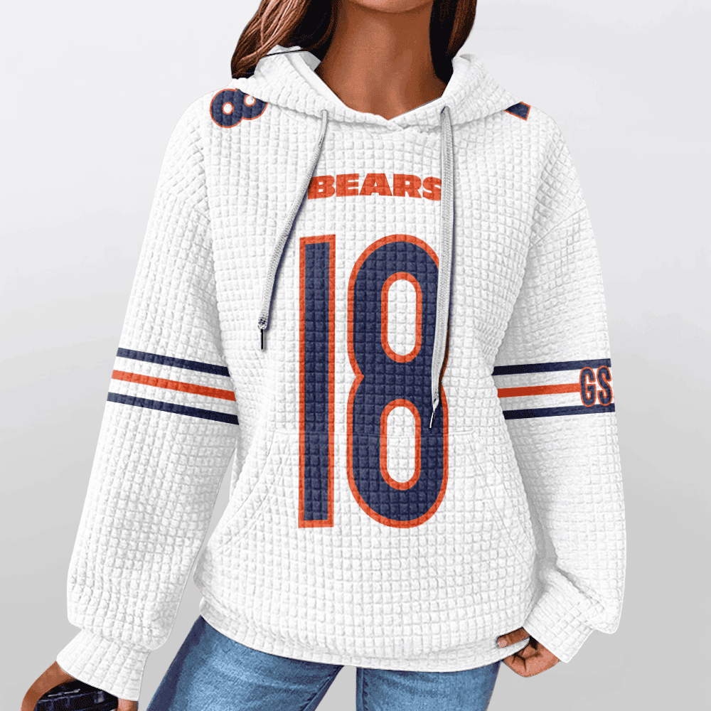 Chicago Bears | Premium NFL Unisex Waffle Hoodie (18)