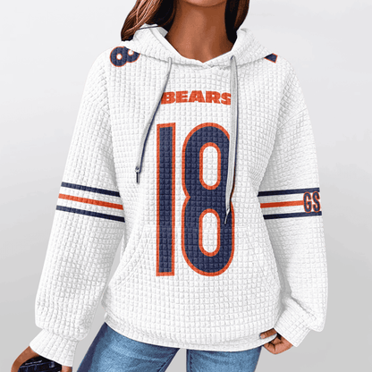 Chicago Bears | Premium NFL Unisex Waffle Hoodie (18)