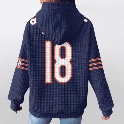 Chicago Bears | Premium NFL Unisex Waffle Hoodie (18)