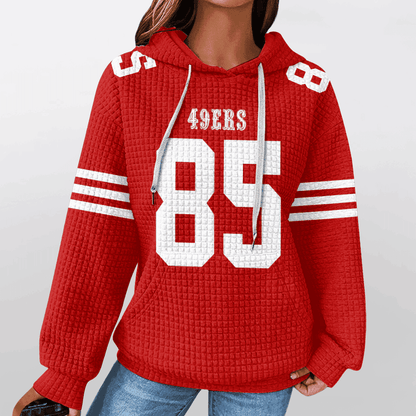 San Francisco 49ers | Premium NFL Unisex Waffle Hoodie (85)