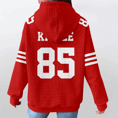 San Francisco 49ers | Premium NFL Unisex Waffle Hoodie (85)