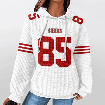 San Francisco 49ers | Premium NFL Unisex Waffle Hoodie (85)