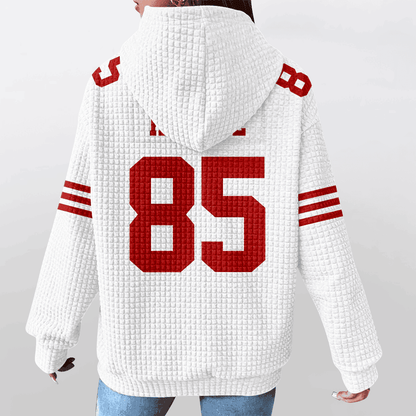San Francisco 49ers | Premium NFL Unisex Waffle Hoodie (85)