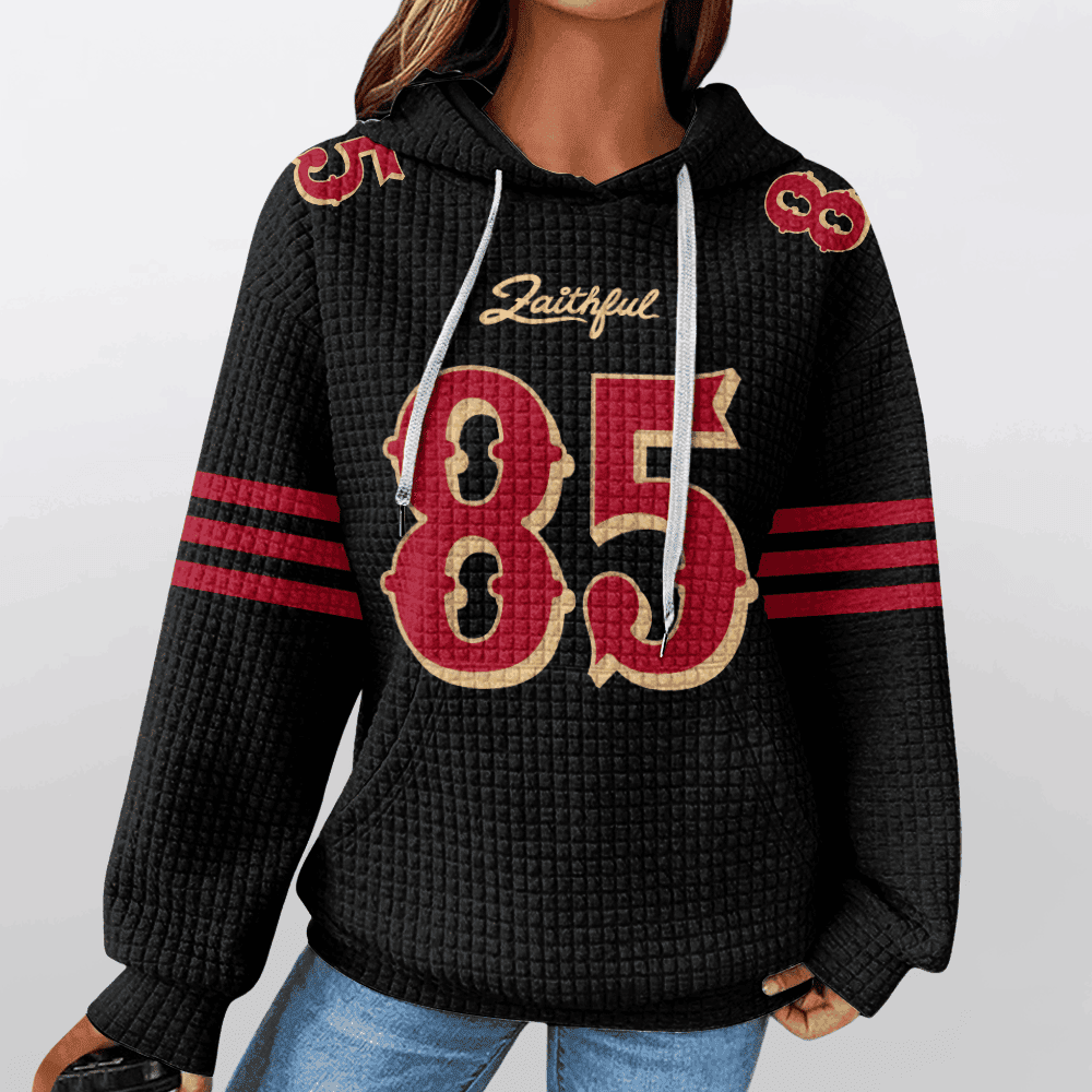 San Francisco 49ers | Premium NFL Unisex Waffle Hoodie (85)