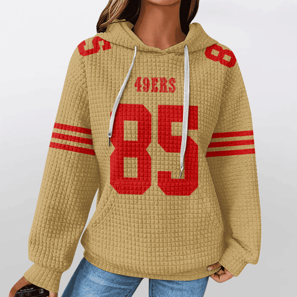 San Francisco 49ers | Premium NFL Unisex Waffle Hoodie (85)