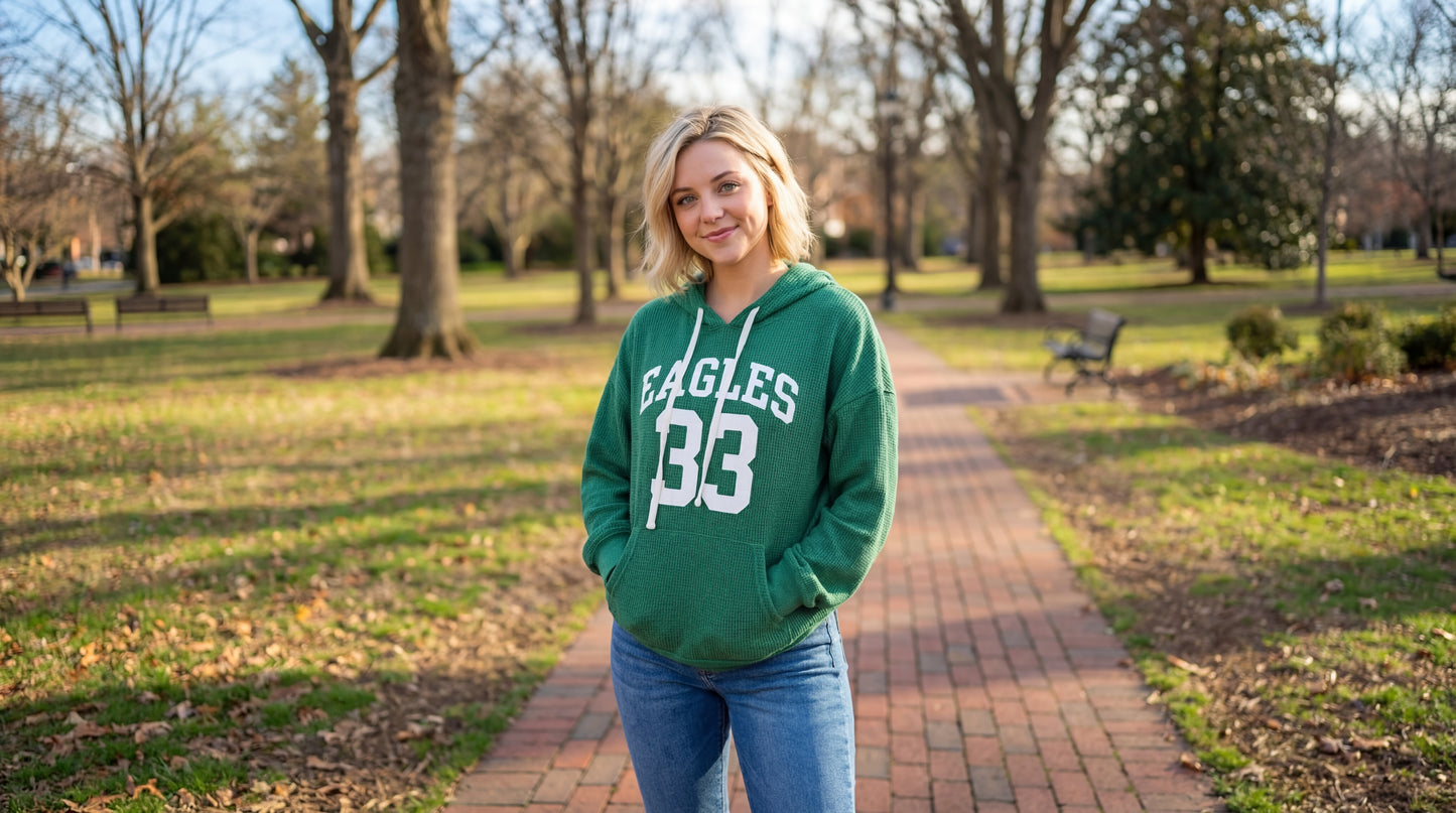 Philadelphia Eagles | Premium NFL Unisex Waffle Hoodie (33)
