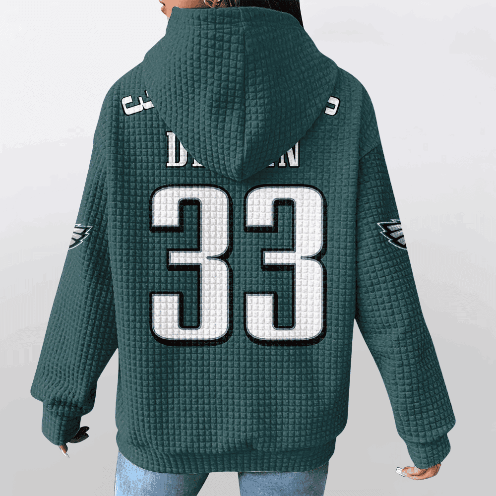 Philadelphia Eagles | Premium NFL Unisex Waffle Hoodie (33)