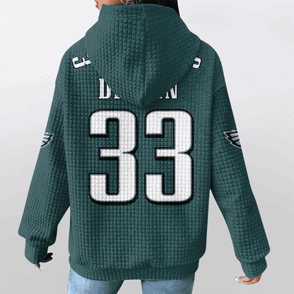 Philadelphia Eagles | Premium NFL Unisex Waffle Hoodie (33)