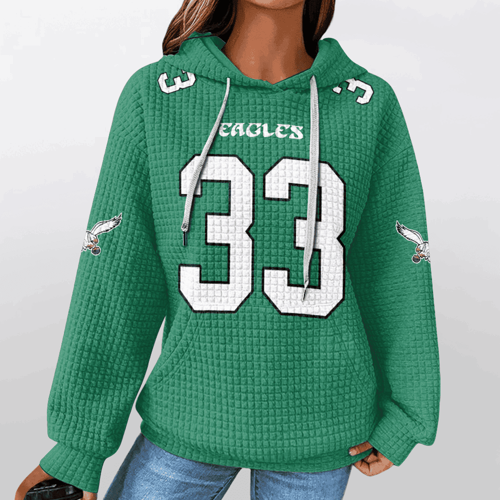 Philadelphia Eagles | Premium NFL Unisex Waffle Hoodie (33)