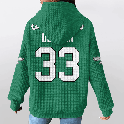 Philadelphia Eagles | Premium NFL Unisex Waffle Hoodie (33)