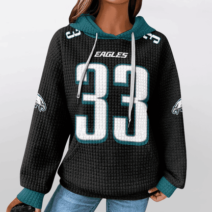 Philadelphia Eagles | Premium NFL Unisex Waffle Hoodie (33)