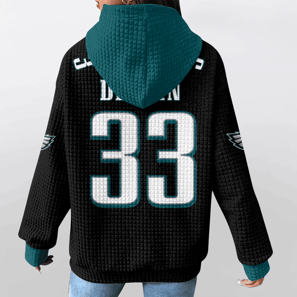Philadelphia Eagles | Premium NFL Unisex Waffle Hoodie (33)